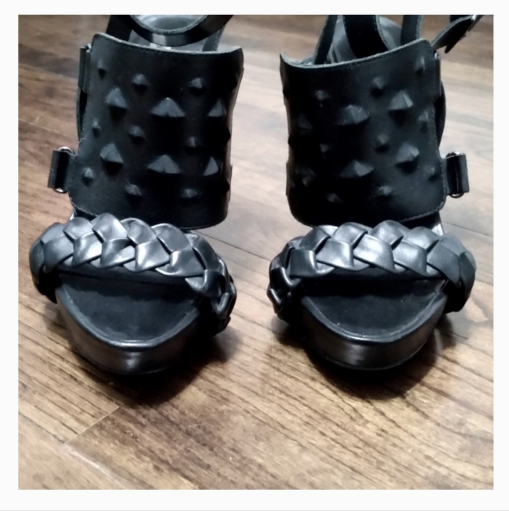 Pour La Victoire Studded Paige Heeled Gladiator Sandals